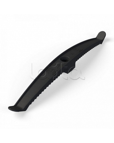 Держатель кабеля двусторонний для прямого монтажа черный (20шт/120шт уп/кор) Промрукав (PR13.0383) в Петропавловске-Камчатском Монтажные материалы Pintop.ru