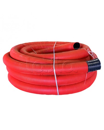 Труба гофр. двустенная ПНД/ПНД гибкая с протяжкой d160 мм (50 м) красная EKF-Plast (tg2st-160-50m) в Петропавловске-Камчатском Труба гофрированная Pintop.ru