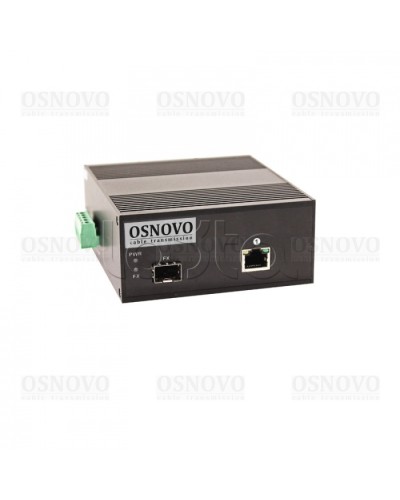 Медиаконвертер Gigabit Ethernet с поддержкой PoE OSNOVO OMC-1000-11X/I в Петропавловске-Камчатском Медиаконвертеры Pintop.ru
