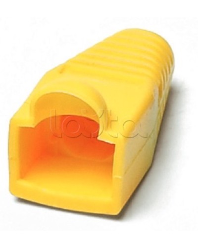 Колпачок изолирующий для разъемов RJ-45 желтый (10шт.) Hyperline BOOT-YL-10 в Петропавловске-Камчатском Коннекторы Pintop.ru