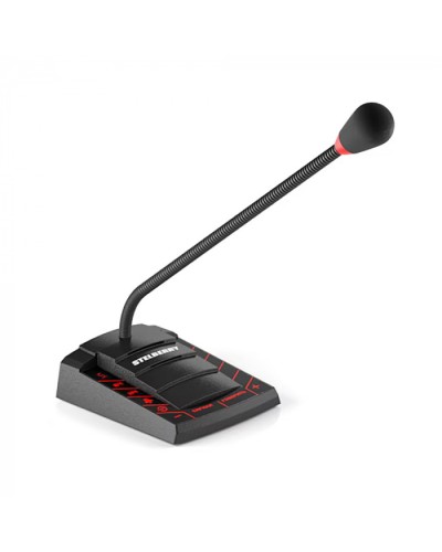 Пульт громкого оповещения STELBERRY F-701 в Петропавловске-Камчатском Микрофонные консоли и микрофоны Pintop.ru