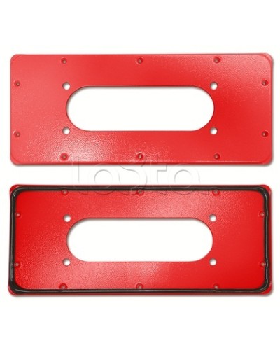 Фланец красный для ST с перф. Тип 3 DKC R5FPST01-RAL3000 в Петропавловске-Камчатском Аксессуары для стоек и шкафов Pintop.ru