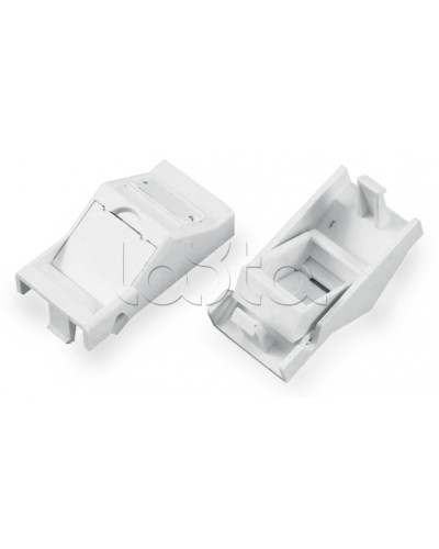 Вставка угловая 45x22.5 для 1 модуля формата Keystone Jack Hyperline SIP2A-1K-M45-22.5 в Петропавловске-Камчатском Модули Keystone Pintop.ru