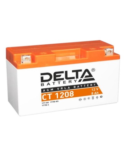 Аккумулятор АКБ 12 - 8 Delta CT 1208 в Петропавловске-Камчатском Электротехническое оборудование Pintop.ru