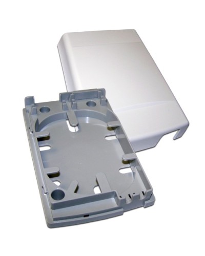 Коробка оптическая на 4 адаптера SC, пластик LANMASTER LAN-HCS-FOMB4 в Петропавловске-Камчатском Распределительные коробки Pintop.ru