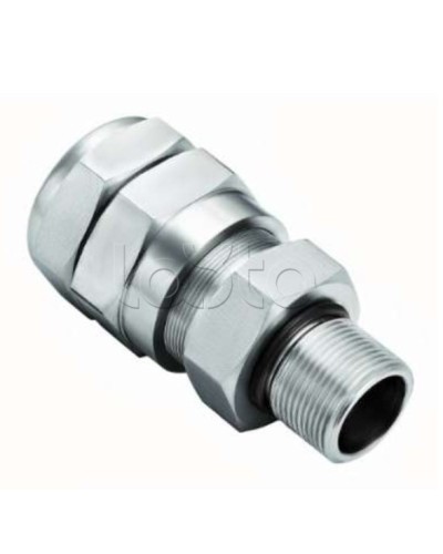 Кабельный ввод для бронированного кабеля с уплотнением внутренней оболочки кабеля резьбой G1/2, внешним диаметром кабеля D от 11 до 15 мм и проходным диаметром кабеля d= 6-10 мм Спектрон КВБ-15/10-М-G1/2 в Петропавловске-Камчатском Аксессуары для кабель-канала Pintop.r