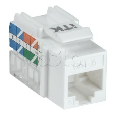 Модуль Keystone Jack кат. 6 UTP 110 IDC 90 град. ITK CS1-1C06U-11