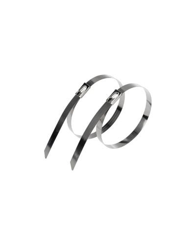 Стяжка кабельная стальная (304) 400x4,6мм (50 шт/уп) REXANT (07-0408) в Петропавловске-Камчатском Стяжки-хомуты Pintop.ru