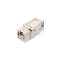 Модуль Keystone Jack RJ-45 категория 6 самозажимной полный экран NIKOMAX (NMC-KJSE2-NT-MT)
