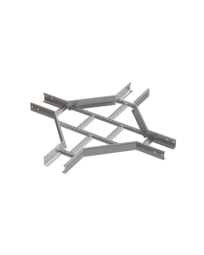 Х-разветвитель лестничный 80х200х1,2 мм INOX304 N КМ-Профиль (LXD80-200-1.2 INOX304 N) в Петропавловске-Камчатском Аксессуары для лотков Pintop.ru