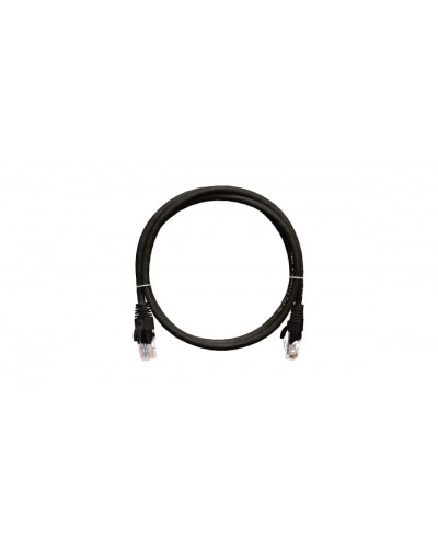 Шнур коммутационный 2хRJ45/8P8C, U/UTP, 4 пары, Кат.5е, LSZH, черный (0,3м) NIKOMAX NMC-PC4UD55B-003-C-BK в Петропавловске-Камчатском Патчкорды (медные) Pintop.ru