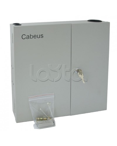 Бокс оптический настенный 19 на 16 SC/2xLC портов Cabeus FO-WL-16SC-K в Петропавловске-Камчатском Кросс оптический Pintop.ru