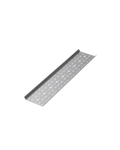 Дно лестничного лотка перфорированное 800х1,0 L2500 мм КМ-профиль (DLLP800-1.0-2500) в Петропавловске-Камчатском Кабельные лотки Pintop.ru