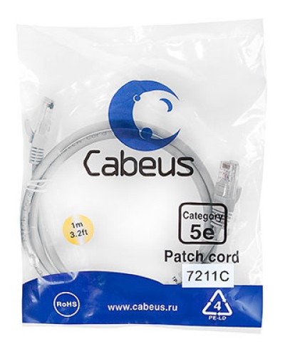 Патч-корд Cabeus PC-FTP-RJ45-CAT.6-1.5M-LSZH в Петропавловске-Камчатском Патчкорды (медные) Pintop.ru