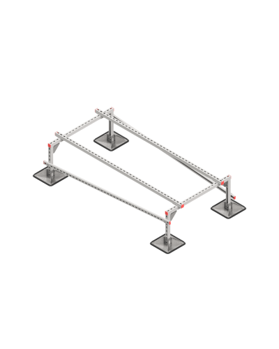 Опорная конструкция для установки оборудования TECHNORAPTOR STEELFOOT 1000х2000 тип 1 КМ-профиль (KM-TR-STF-SSEI-1000-2000-1) в Петропавловске-Камчатском Системы видеонаблюдения Pintop.ru