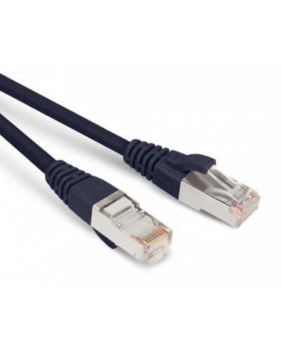 Патч-корд F/UTP Hyperline PC-LPM-STP-RJ45-RJ45-C6-5M-LSZH-BK в Петропавловске-Камчатском Патчкорды (медные) Pintop.ru