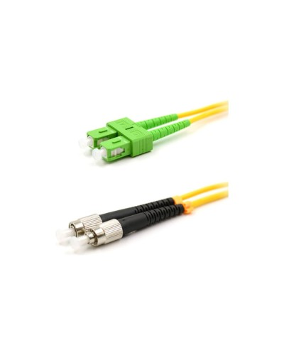 Патч-корд оптический переходной (SM), 9/125 (OS2), SC/APC-FC/UPC, (Duplex), PVC, 5м REXANT 50-2857-1 в Петропавловске-Камчатском Патч-корды оптические Pintop.ru