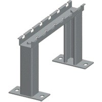 Рама напольная для лотка шириной 100мм LANMASTER LAN-MT-KR100-EZ