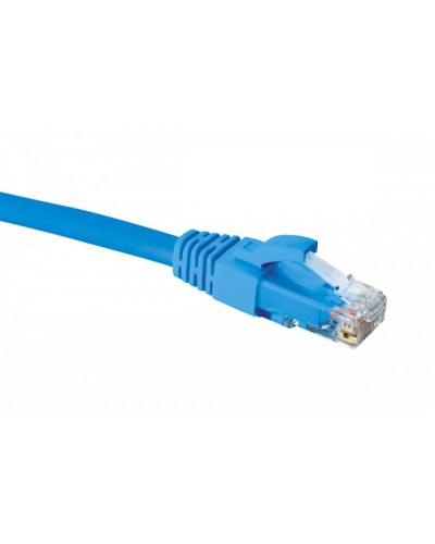 Шнур коммутационный 2хRJ45 U/UTP кат.5e (1 м) Eurolan (21D-U5-01BU) в Петропавловске-Камчатском Патчкорды (медные) Pintop.ru