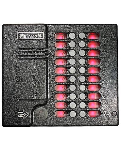 Блок вызова домофона Метаком MK20.2-RFEV в Петропавловске-Камчатском Вызывные видеопанели малоабонентные Pintop.ru