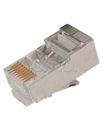 Джек RJ-45 8P8C CAT 5e (экран) (100шт/уп) REXANT 05-1023 в Петропавловске-Камчатском Коннекторы и разъемы Pintop.ru