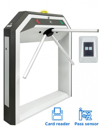 CARDDEX Комплект тумбового турникета со встроенным картоприемником STR-03KEC в Петропавловске-Камчатском Турникеты Pintop.ru
