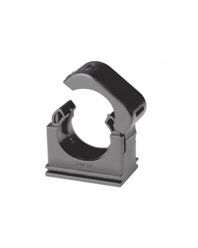 Держатель с крышкой DN 10 мм, полиамид, цвет чёрный DKC PASW10N в Петропавловске-Камчатском Держатели, клипсы, скобы Pintop.ru