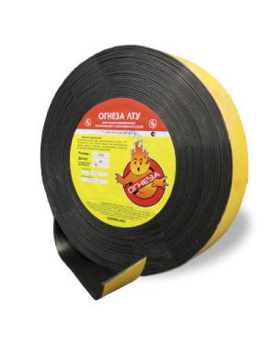 Лента термоуплотнительная Огнеза ОГНЕЗА-ЛТУ 2*50 мм., рулон 25 пог.м. в Петропавловске-Камчатском Дополнительное оборудование пожаротушения Pintop.ru