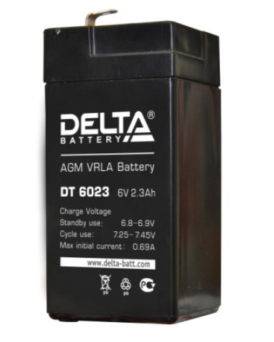 Аккумулятор свинцово-кислотный Delta DT 6023 в Петропавловске-Камчатском Электротехническое оборудование Pintop.ru