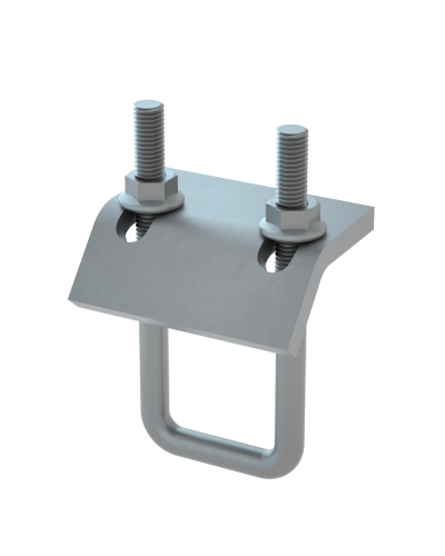 Зажим балочный усиленный 41 21-42 М8 КМ-Профиль (ZBU41 21-42 M8) в Петропавловске-Камчатском Крепеж Pintop.ru