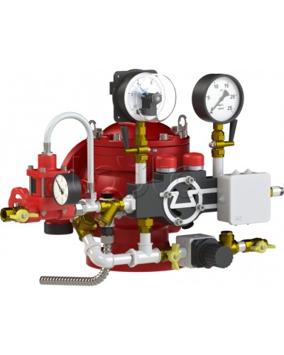 Узел управления спринклерный воздушный с электроклапаном Спецавтоматика УУ-С150/1,6Вз (Э24)-ВФ.О4-01 в Петропавловске-Камчатском Дополнительное оборудование пожаротушения Pintop.ru