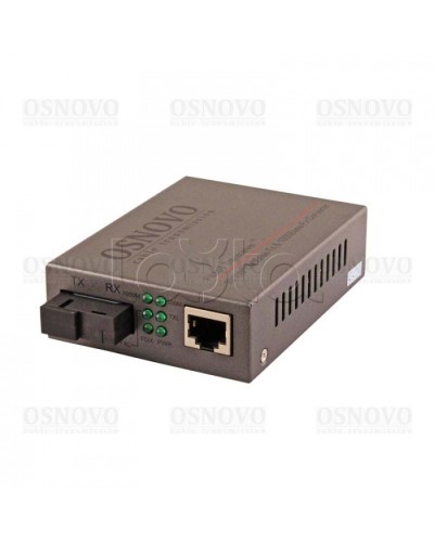 Медиаконвертер Gigabit Ethernet OSNOVO OMC-1000-11S5a в Петропавловске-Камчатском Медиаконвертеры Pintop.ru