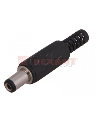 Разъем питания штекер 2.1х5.5x10 мм (50шт/уп) REXANT 14-0311 в Петропавловске-Камчатском Коннекторы Pintop.ru