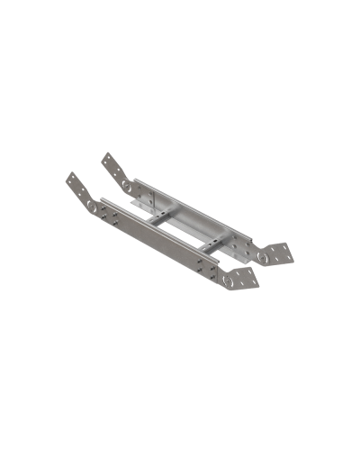 Вертикальный шарнирный угол 100х600х2,0 мм HD85 N КМ-профиль (LSHL100-600-2.0 HD85 N) в Петропавловске-Камчатском Аксессуары для лотков Pintop.ru