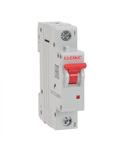 Выключатель автоматический модульный YON MD63 1P 16А C 6kA DKC (MD63-1C16-6) в Петропавловске-Камчатском Электротехническое оборудование Pintop.ru