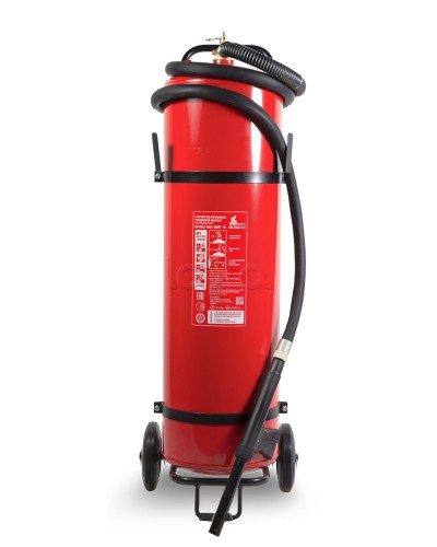 Огнетушитель ПОЖТЕХНИКА ОП-80(з) МИГ на тележке с перекрывным стволом, (баллон 100л., ОТВ-80кг) в Петропавловске-Камчатском Огнетушители Pintop.ru