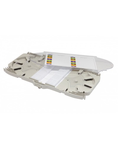 Сплайс-кассета на 24 (48) соединения, пластик Eurolan 33B-03-24GY в Петропавловске-Камчатском Кроссы оптические Pintop.ru