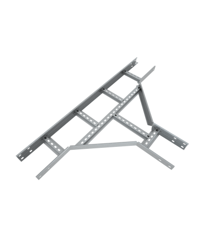 Т-отвод лестничный 80х400х1,2 мм Быстрый монтаж HD КМ-Профиль (LTDS80-400-1.2 HD) в Петропавловске-Камчатском Аксессуары для лотков Pintop.ru