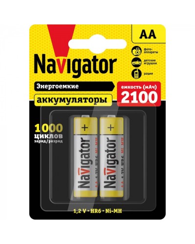 Аккумулятор Navigator 94 463 NHR-2100-HR6-BP2 в Петропавловске-Камчатском Электротехническое оборудование Pintop.ru