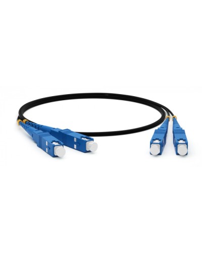 Патч-корд волоконно-оптический Hyperline FC-D3-62-SC/PR-ST/PR-H-10M-LSZH-BK в Петропавловске-Камчатском Патч-корды оптические Pintop.ru