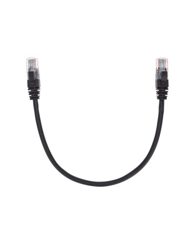 Патч-корд U/UTP, CAT 5e, RJ45-RJ45, 26AWG, LSZH, черный, 0,3м REXANT 02-0102-03 в Петропавловске-Камчатском Патчкорды (медные) Pintop.ru