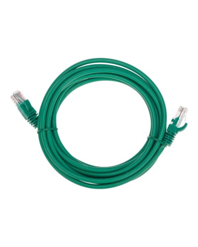 Патч-корд U/UTP, CAT 5e, RJ45-RJ45, 26AWG, LSZH, зеленый, 3м REXANT 02-0106-3 в Петропавловске-Камчатском Патчкорды (медные) Pintop.ru