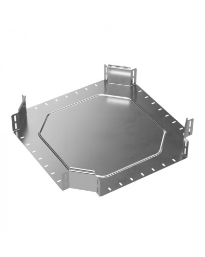 Ответвитель Х-образный Стандарт INOX (AISI 304) 400х100 Промрукав (PR16.3186) в Петропавловске-Камчатском Аксессуары для лотков Pintop.ru