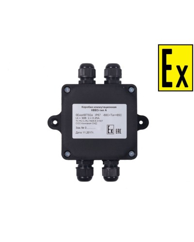 Коробка Эрвист КВМК Exi - П 101004 в Петропавловске-Камчатском Комутационные взрывозащищенные коробки Pintop.ru