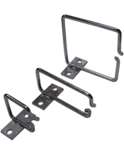 Скоба-органайзер металлическая для установки на 19 профиль, 40х40 мм TWT TWT-RING-M40x40 в Петропавловске-Камчатском Кабельные органайзеры Pintop.ru