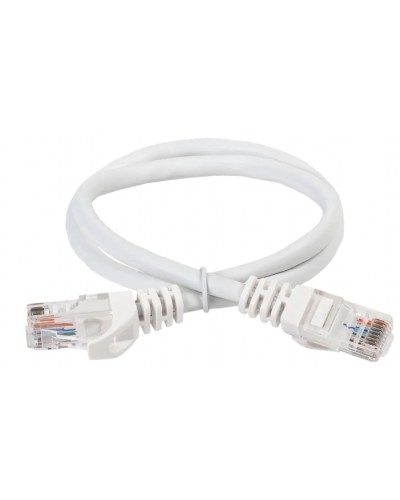 ITK Коммутационный шнур (патч-корд) кат.5Е UTP 5м белый (PC08-C5EU-5M) в Петропавловске-Камчатском Патч-корды и пигтейлы Pintop.ru