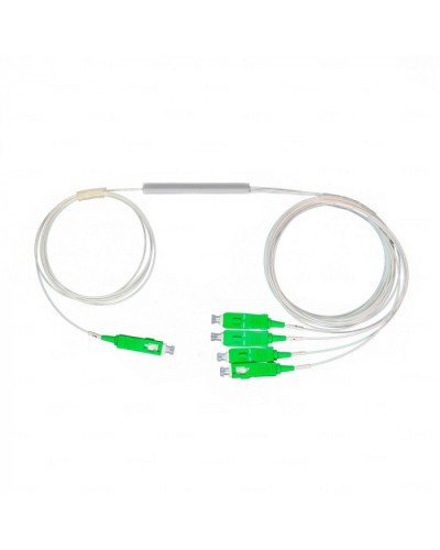 Разветвитель план 1х4 окон SC/APC 9/125 вывод 1,5м буфер 0.9мм 1260/1650 Cabeus (FCT-PLC-1/4-9-SC/A-1.5-0.9) в Петропавловске-Камчатском Оптические разветвители (сплиттеры) Pintop.ru