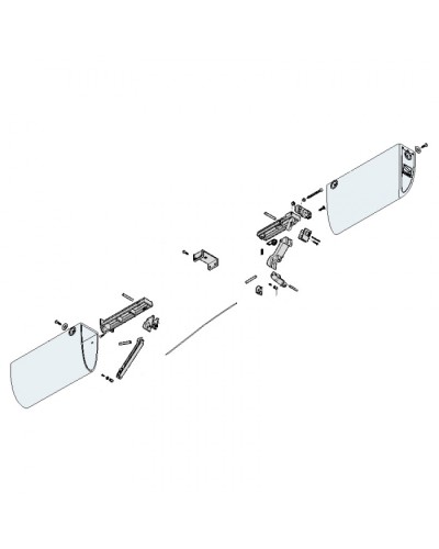 Заглушки боковые профиля безопасности DF Came 119RIR225 в Петропавловске-Камчатском Запчасти для шлагбаумов и автоматики Pintop.ru