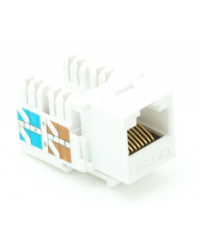 Модуль-вставка типа Keystone, Кат.5e (Класс D), 100МГц, RJ45/8P8C, 110/KRONE, T568A/B, неэкранированный, белый, уп-ка 10шт. NETLAN EC-UKJ-UD2-WT-10 в Петропавловске-Камчатском Коннекторы Pintop.ru