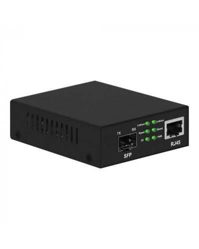 Медиаконвертер Gigabit Ethernet, SFP 1000Мбит/c, RJ45 10/100/1000Мбит/c, поддержка LFP NST NS-MC-1G1GX в Петропавловске-Камчатском Медиаконвертеры Pintop.ru